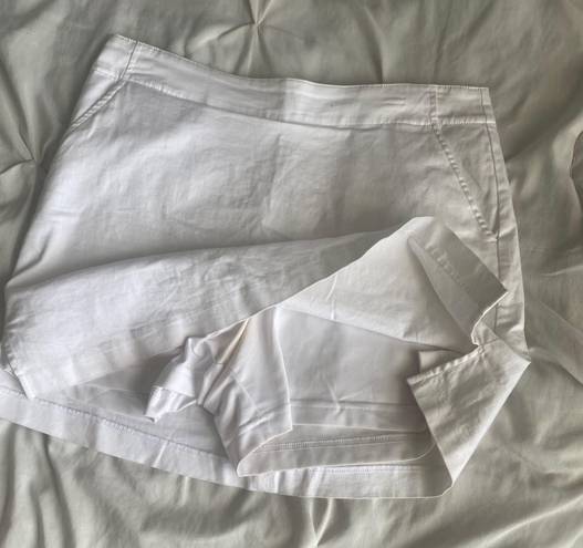 white mini skirt Size 8