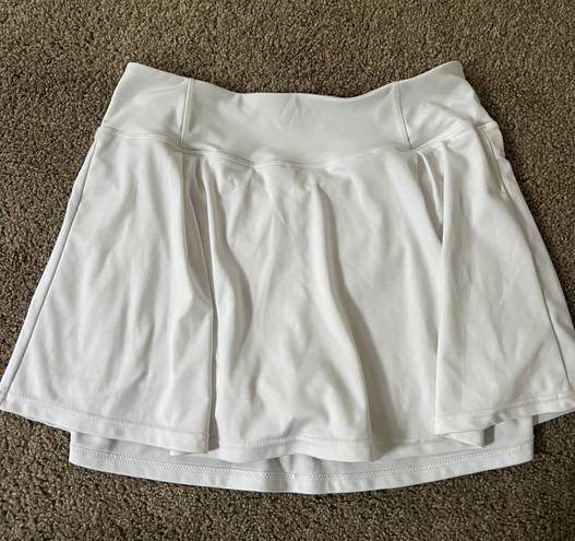 White Tennis Skirt Size L