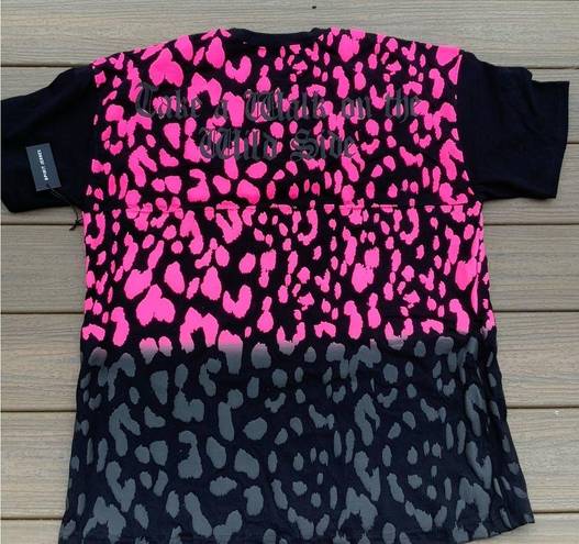 Spirit Jersey NWT Neon Leopard  size M