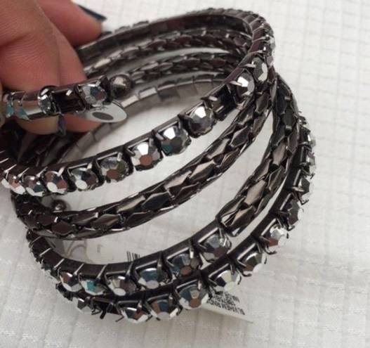 Style & Co NEW  Silver Hem Round / Coil‎ Bracelet. Women's Fashion Accessories