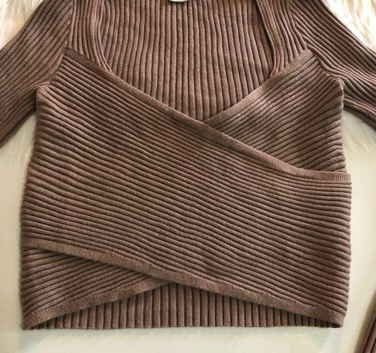 Abercrombie & Fitch  Luxloft Wrap Sweater | Size Medium