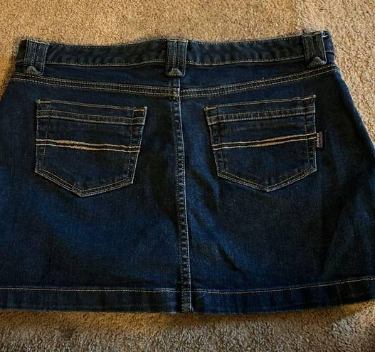 Patagonia  blue denim mini skirt organic cotton 10