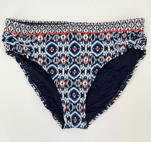 Tommy Bahama  Blue Island Cays Ikat High Waist Bikini Bottoms Women’s Large NWT