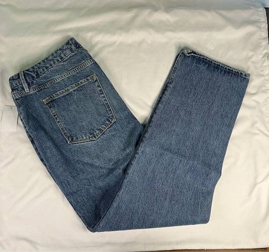 Good American  Size 16 Good Boy Rigid Denim Jean Boyfriend Straight Leg Classic