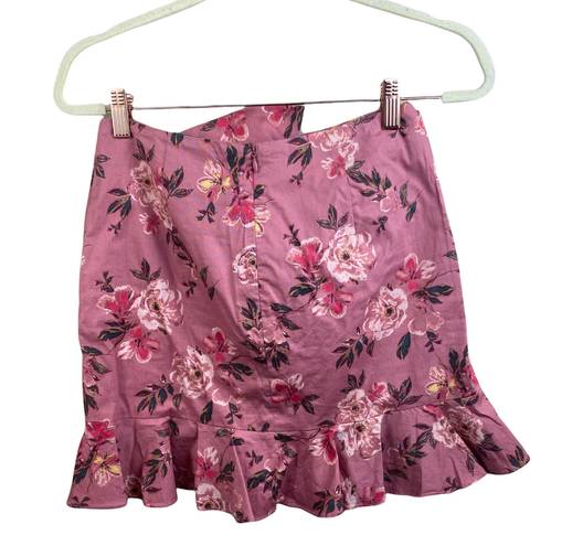 Lovers + Friends Floral  Now Skirt