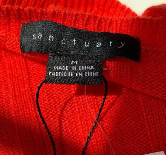 Sanctuary  NWT Lillith Sweater Mod Red womens NEw