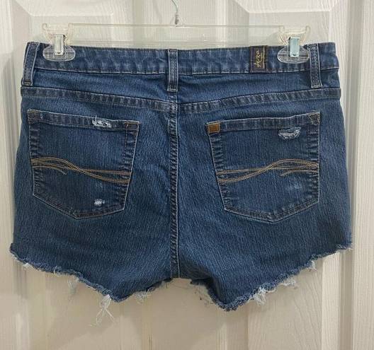 Aura  Wrangler Distressed “Cutoff” Denim Shorts 10S Midrise