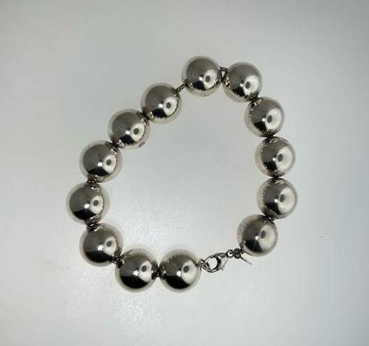 Tiffany & Co. Retired 14mm Silver Hardware Ball Bracelet