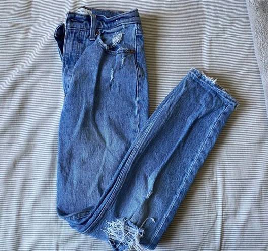 Abercrombie & Fitch High Rise Skinny Jeans