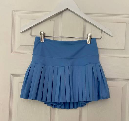 Gold Hinge pleated tennis skirt