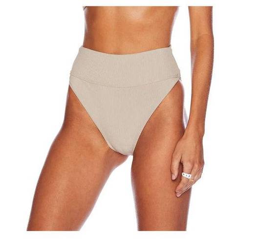 Beach Riot  x Free People Highway Bikini Tan Ribbed Bottom Size Small