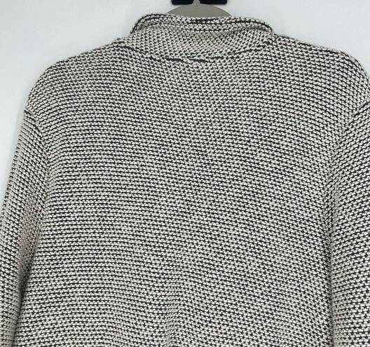 Jadelynn Brooke  1/4 Boyfriend Pullover Sweater Gray Knit Long Sleeve Size M