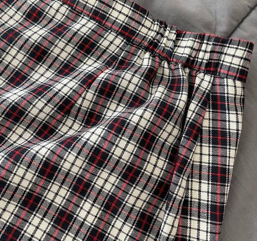 Vintage Company Collection Navy/Red Plaid Skort Multiple Size 16