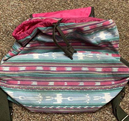 Candie's Candie’s southwestern pink/ blue green backpack.