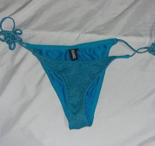 Triangl Blue Sparkly  Bikini Set