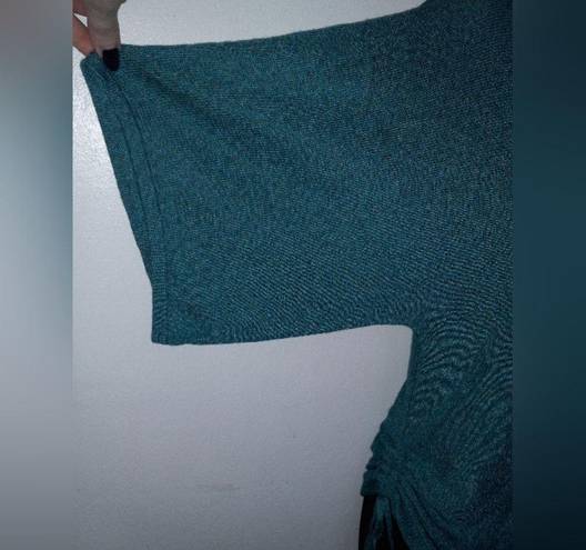 Dress Barn  green cowl neck half sleeve sweater