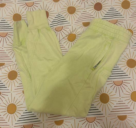 Free People Movement Yellow Sweatpants