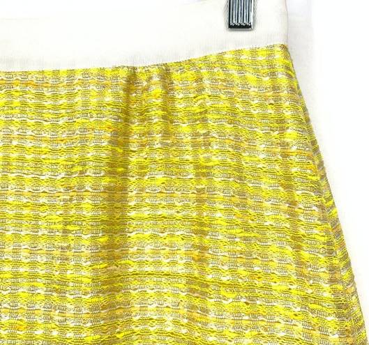 Kate Spade  Women's Size 4 Sunshine Signature Tweed Pencil Ribbon Skirt