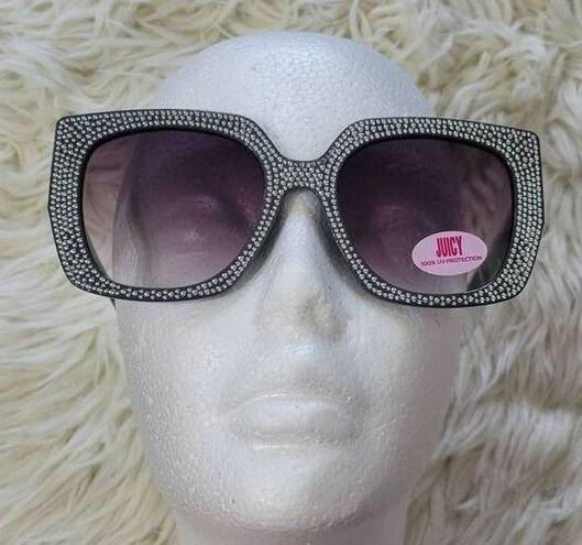 Juicy Couture  Oversized Rhinestone Studded Sunglassss NWT