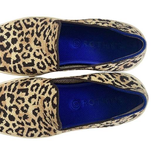 Rothy's Rothy’s The Original Slip On Sneaker Leopard Print Sahara Desert Cat Size 6.5