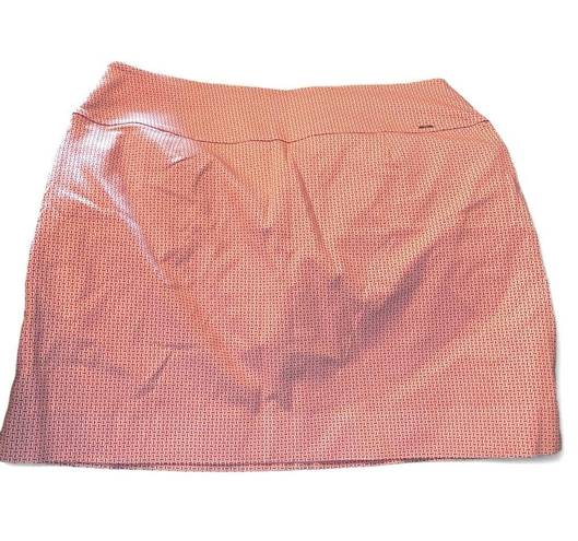 Krass&co S. C.& athletic skort in coral and white size XL