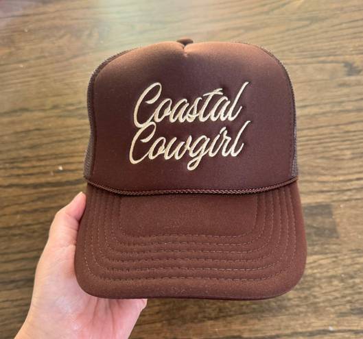 Coastal Cowgirl Trucker Hat Brown