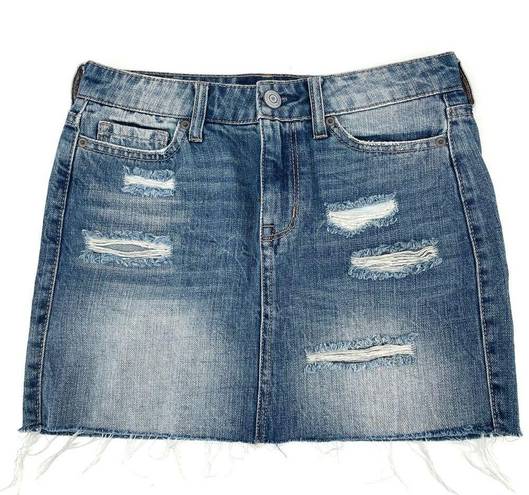 Aeropostale  Medium Wash Denim Mini Skirt