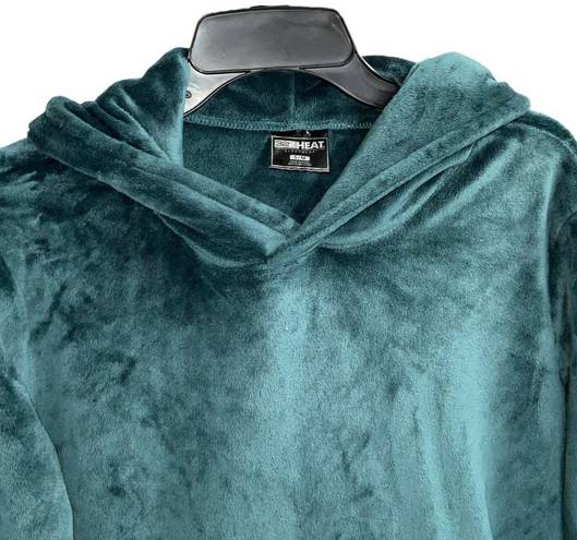 32 Degrees Heat Plush Hoodie Robe Lounge Sleep Wear Women S/M