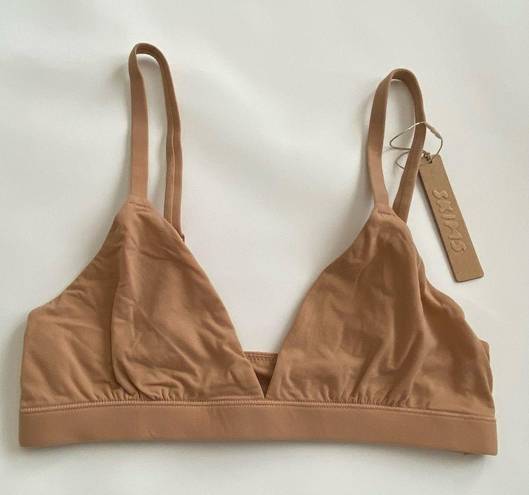 SKIMS NWT  Everybody Triangle Bralette Ochre Bra size XS