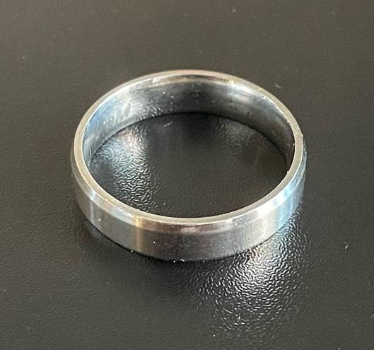 Edge Pre-owned silver carbide  ring size 12