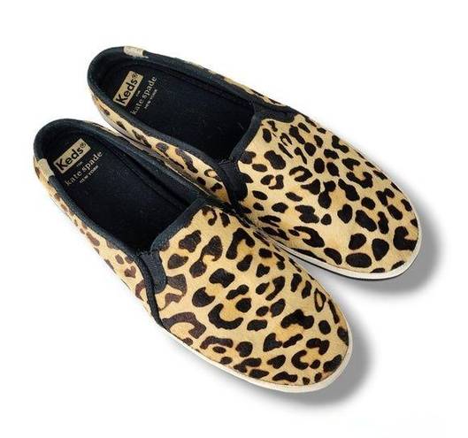 Keds  for Kate Spade Calf Hair Slip On Mule Animal Print Size 9.5