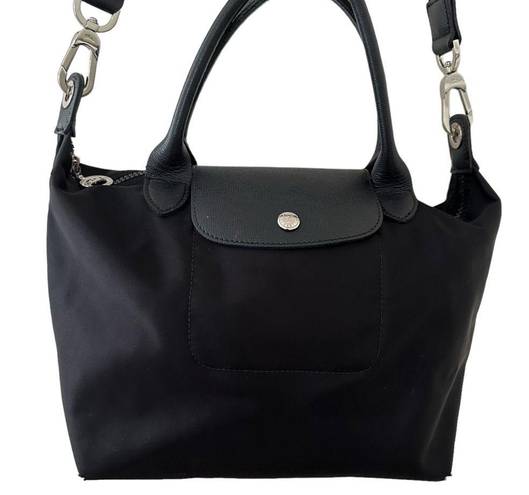 Longchamp  Le Pliage Neo Small Nylon Shoulder Bag - Black