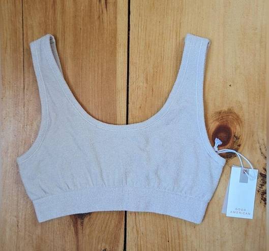 Good American  Terry Scoop Bralette size L/XL