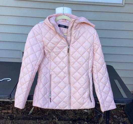 Polo Ralph Lauren Pink Quilted Jacket new xS women’s