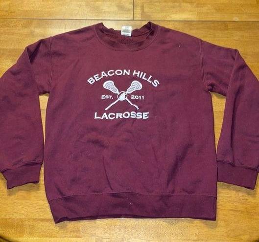 Gildan Teen Wolf Beacon Hills Lacrosse Crewneck