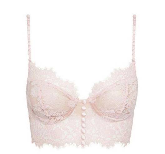 For Love & Lemons Pink Lace Bralette