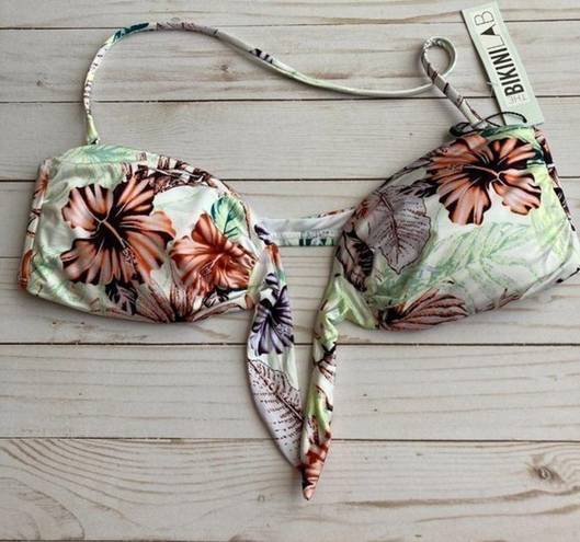 The Bikini Lab  Tropical Bikini Top Sz XL NWT