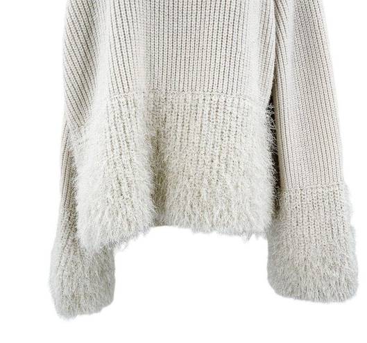 1. State  REVOLVE Dramatic Pause Cold Shoulder Oversized Eyelash Sweater Top