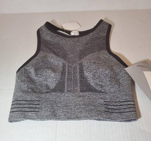 DKNY Grey Black Reversible Sports Bra