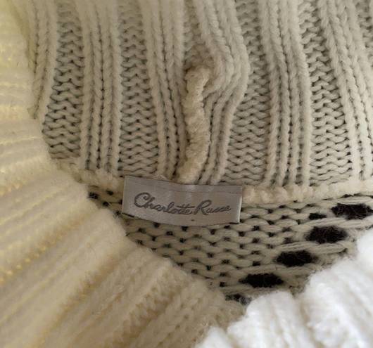 Charlotte Russe  Off White TurtleNeck Sweater Large