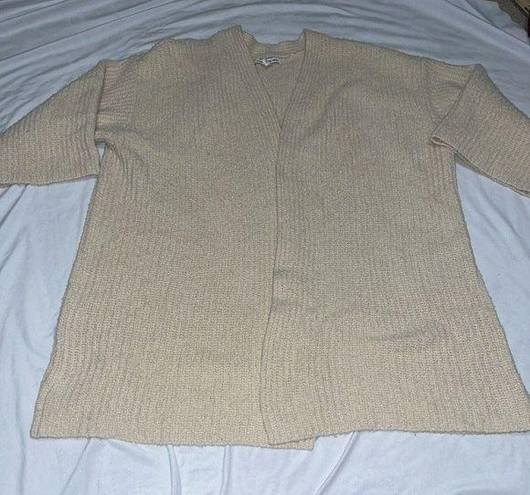 Elizabeth and James  1X XL Tan Cardigan