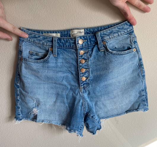 Universal Threads Universal Thread | Vintage Midi High Waisted Denim Shorts Summer Spring Casual