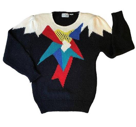 ALDO Vintage 1970s San Angelo An  Verdi Original Abstract Sweater