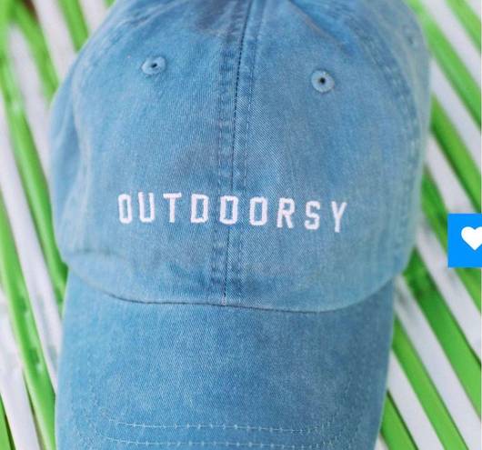 Friday + Saturday Outdoorsy Blue Baseball Cap