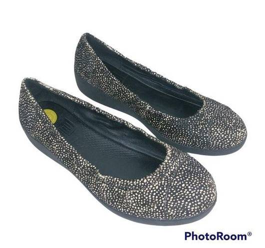 FitFlop  FF2 Animal Print Ballerina Flats 38