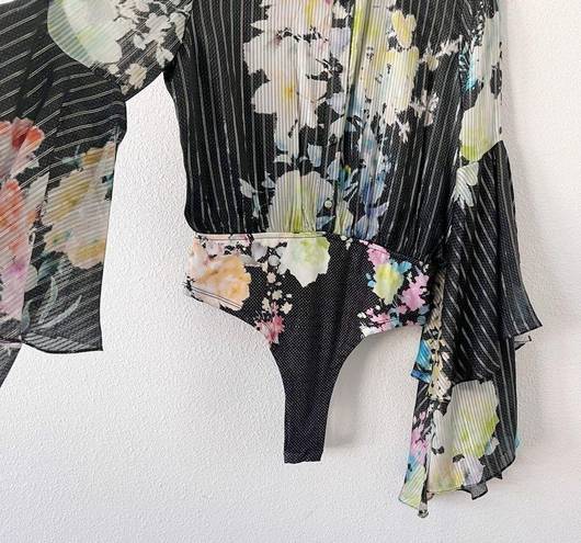 Rococo  Sand Black Floral Aita Bodysuit