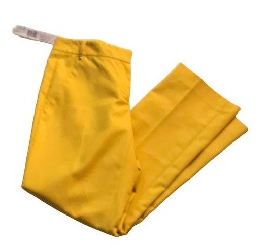 T Tahari  Sunflower Straight Crop Trouser Size 2