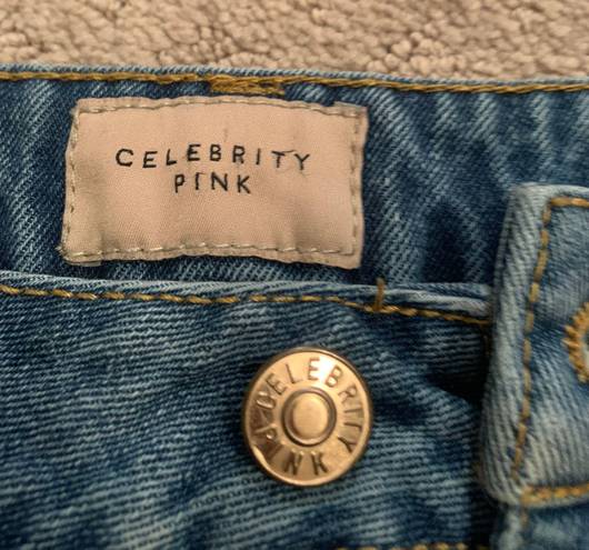 Celebrity Pink Jean Skirt