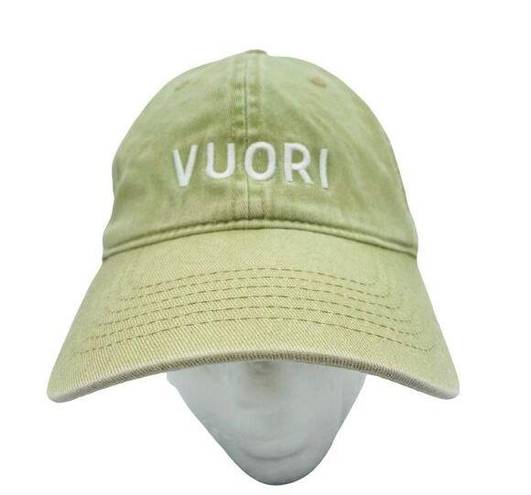 Vuori  Ball Cap Adult Olive Drab Green Cotton Adjustable Strapback Baseball Hat