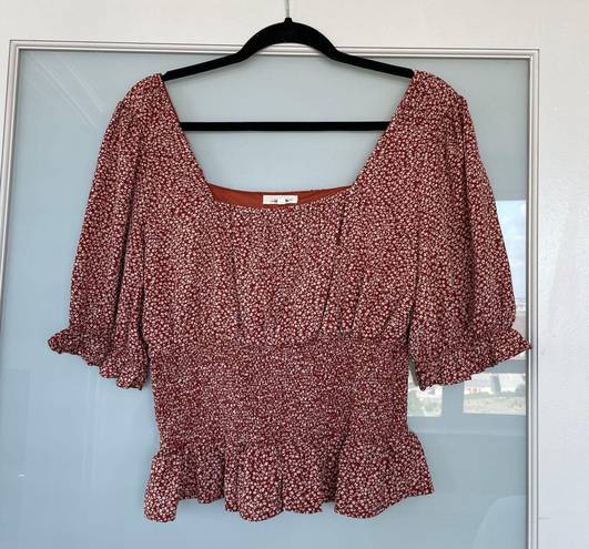 In Bloom Boutique Orange Top